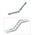 Quest Manufacturing Cable Tray Adjustable Connector, Zinc CT0005-03